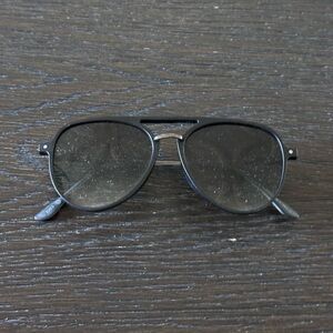 Black Aviator Sunglasses